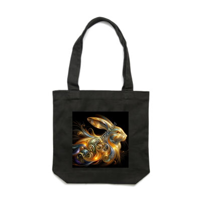 Celestial Rabbit - AS Colour Carrie Tote Bag  Thumbnail