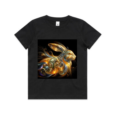 Celestial Rabbit - AS Colour Kids Youth T shirt Thumbnail