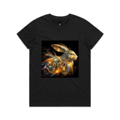 Celestial Rabbit - AS Colour Womens Maple Tee Thumbnail