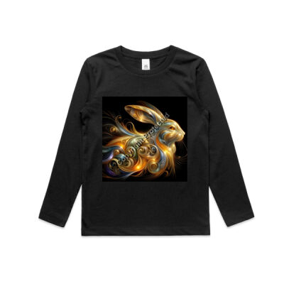 Celestial Rabbit - AS Colour Kids Longsleeve Tee Thumbnail