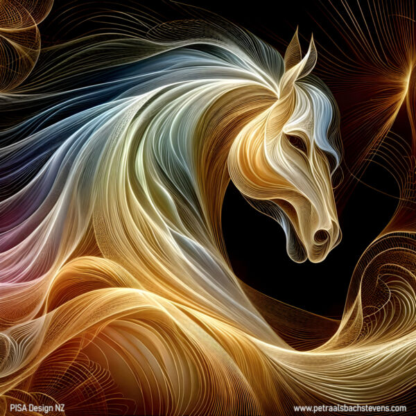 Horse Black Thumbnail