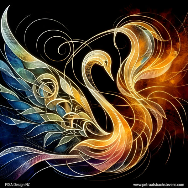 Swan Black Thumbnail