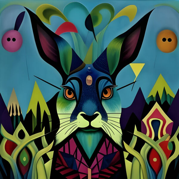 Hare in Abstract Thumbnail