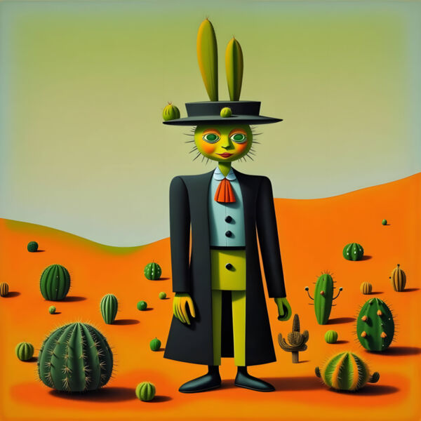 Suited Surreal Hare Thumbnail