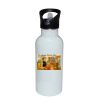 Stainless Bottle with Straw Top Thumbnail